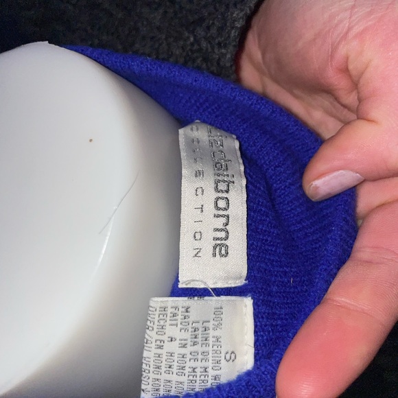 VINTAGE Liz Claiborne WOOL sweater - Picture 4 of 5